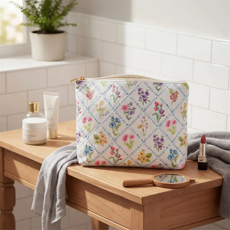 Hop Into Spring Travel Accessories, Large Pouch