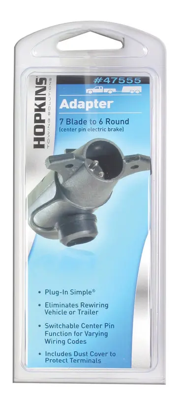 Hopkins 7 Blade to 6 Round Trailer Adapter - Deal of The Week