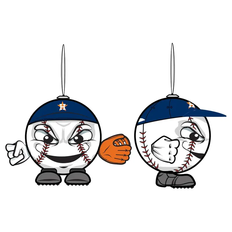 Houston Astros Ball Head Ornament