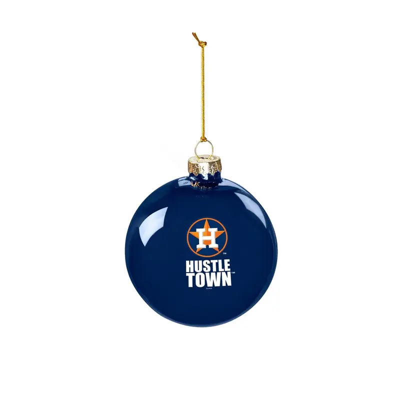 Houston Astros Blown Glass Ornament