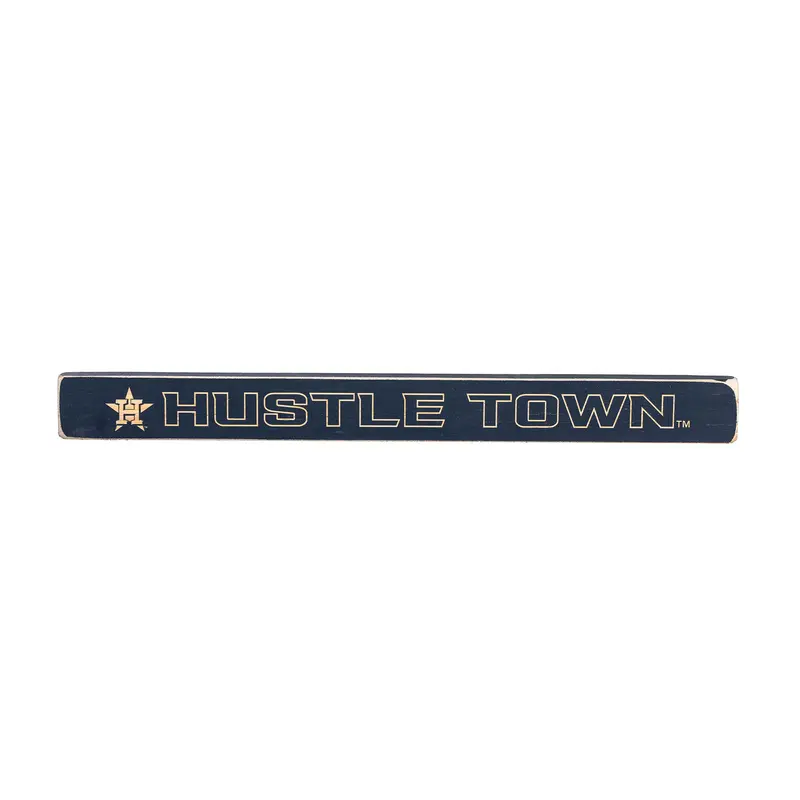 Houston Astros Engraved Wood Sign, 1.5" x 18"