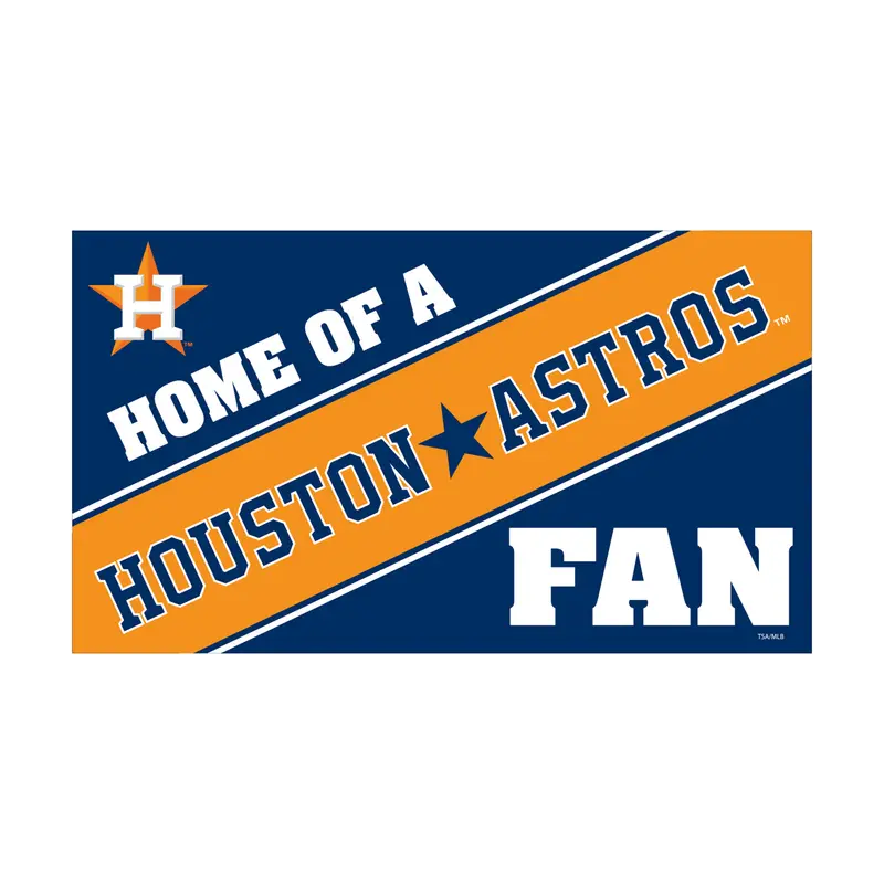 Houston Astros PVC Mat COLOR Home of a Fan