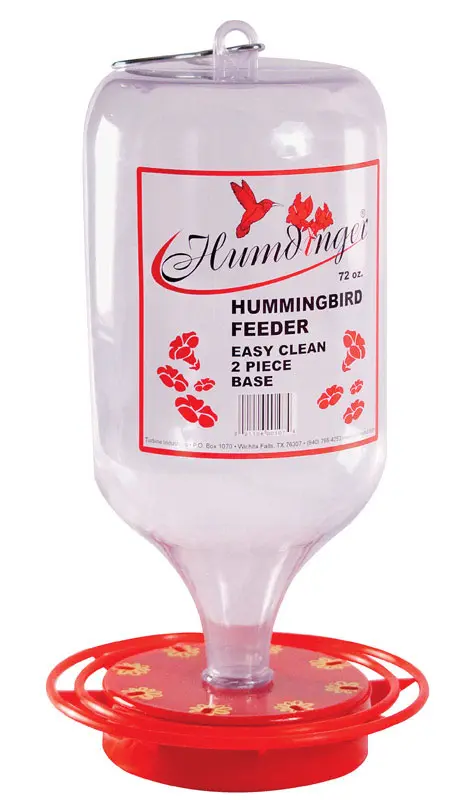 Humdinger Hummingbird 72 oz Plastic Bottle Nectar Bird Feeder 8 ports (Pack of 6) - Deal of The Week