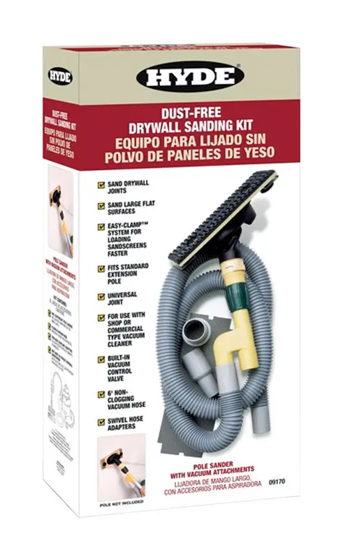 Hyde Polypropylene Dust-Free Vacuum Pole Sander Kit - Open Box