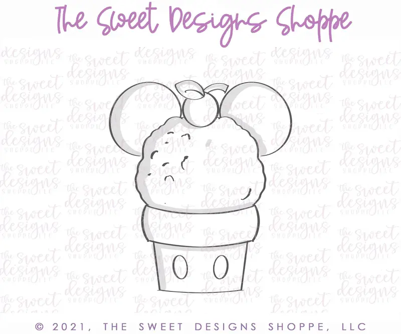 Ice Cream A Theme Park Snack - Cookie Cutter