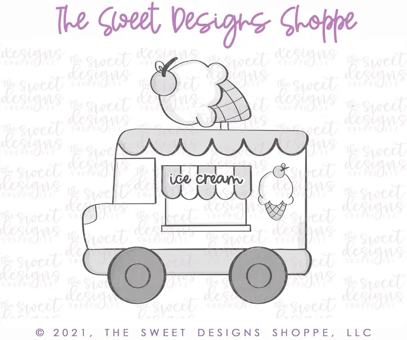 Ice Cream Truck - Cookie Cutter