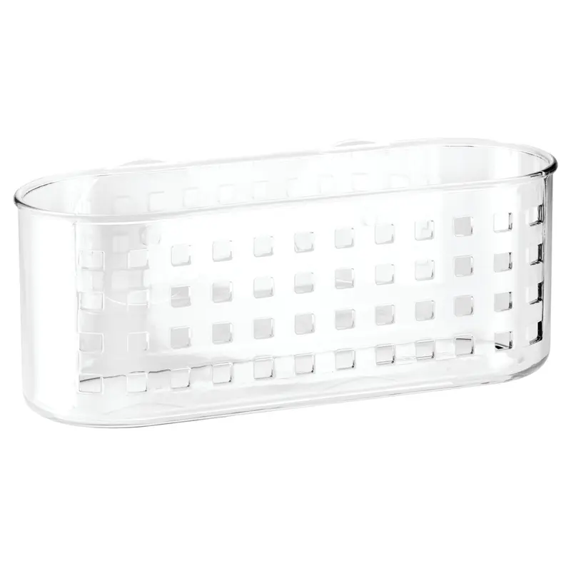 iDesign Clear Plastic Shower Basket - Open Box