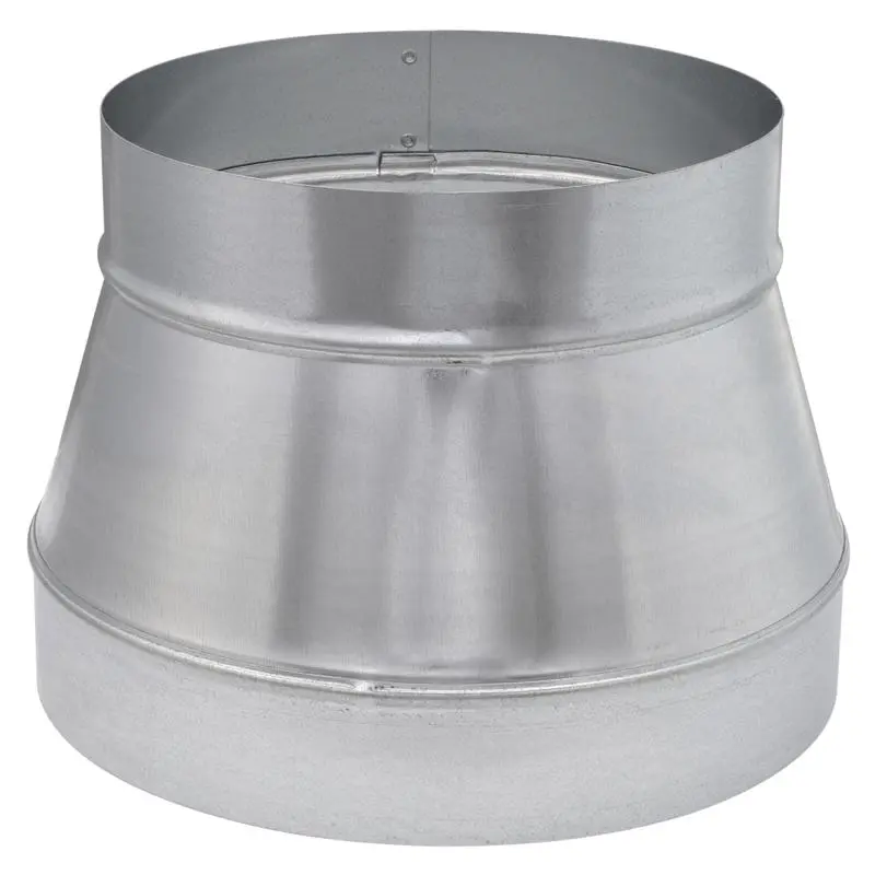 Imperial Gray Crimp On Large End Galvanized Steel Furnace Pipe Reducer and Increaser 10 x 8 Dia. in. 26 ga. - Deal of The Week