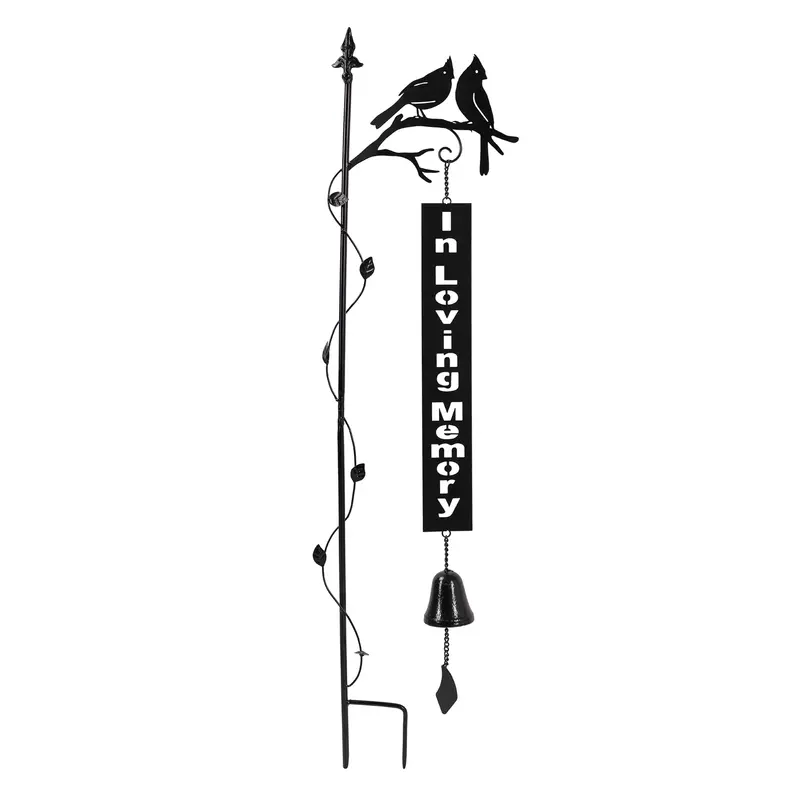 In Loving Memory Garden Stake w/bell,47m3596