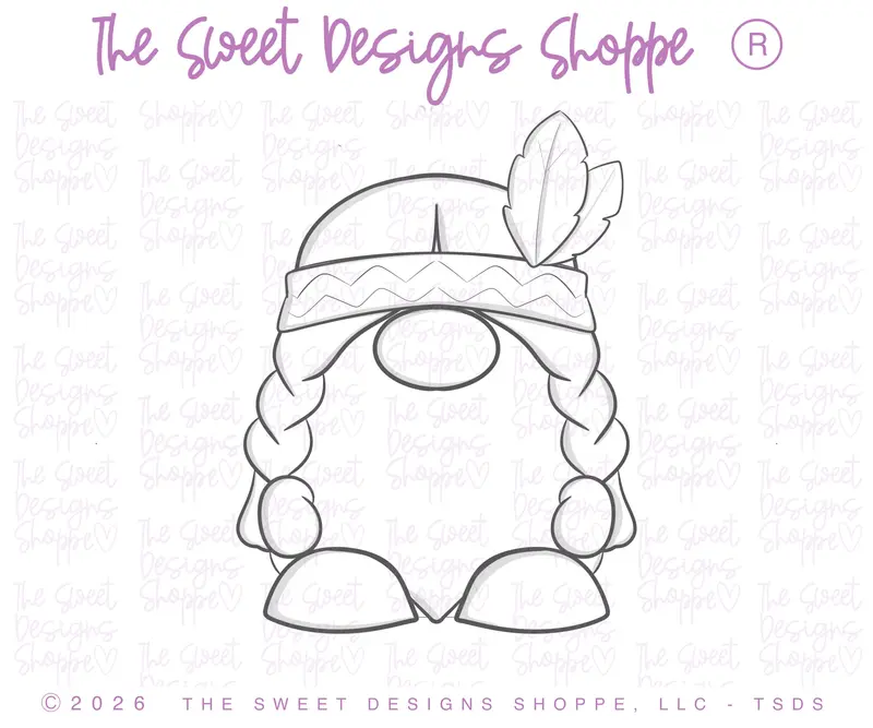 Indian Gnome - Cookie Cutter