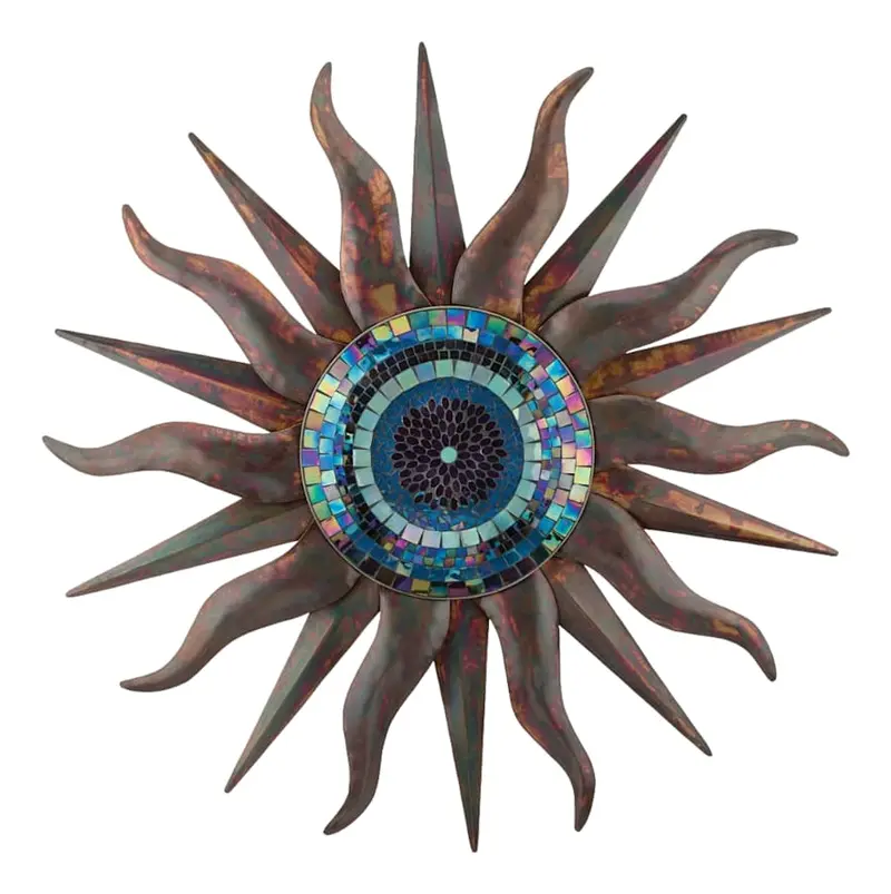 Indigo Sun Wall Decor 36"