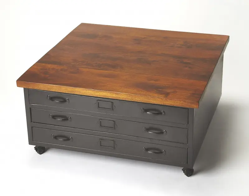 Industrial Chic Coffee Table By Homeroots