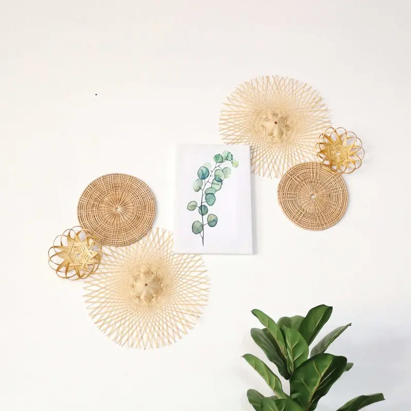 Ing Fah - Wall Hanging Art Decor Set By Thaihome