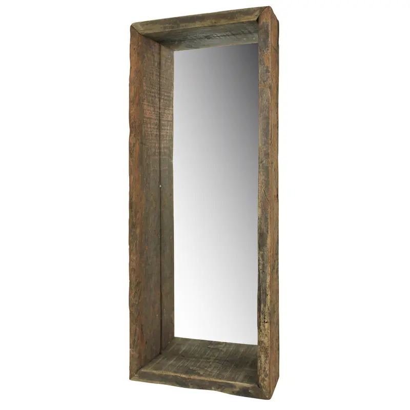Ingram Mirror, ReclaiMedium Wood - Short By HomArt