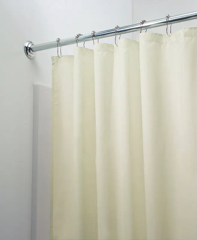 InterDesign 72 in. H x 72 in. W Sand Solid Shower Curtain Liner Polyester (Pack of 4) - Deal of The Week