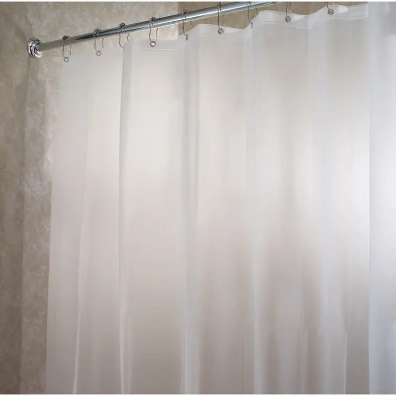 InterDesign 72 in. H x 78 in. W Frost Eva Shower Curtain Liner Vinyl (Pack of 4) - Deal of The Week