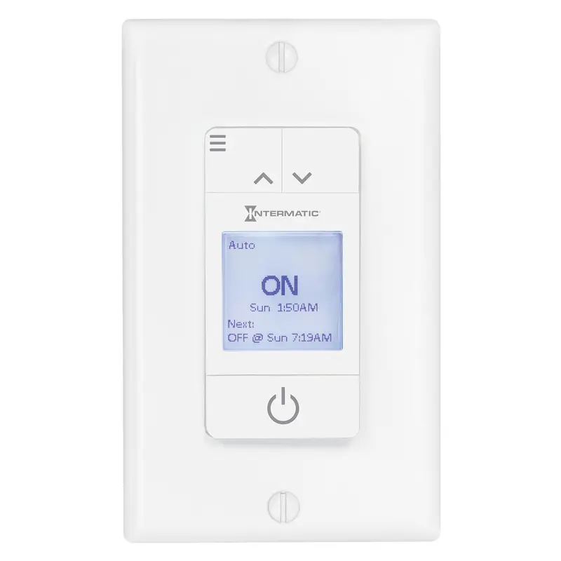 Intermatic Ascend Indoor Heavy Duty 7 Day Programmable Timer 120 volt White - Open Box