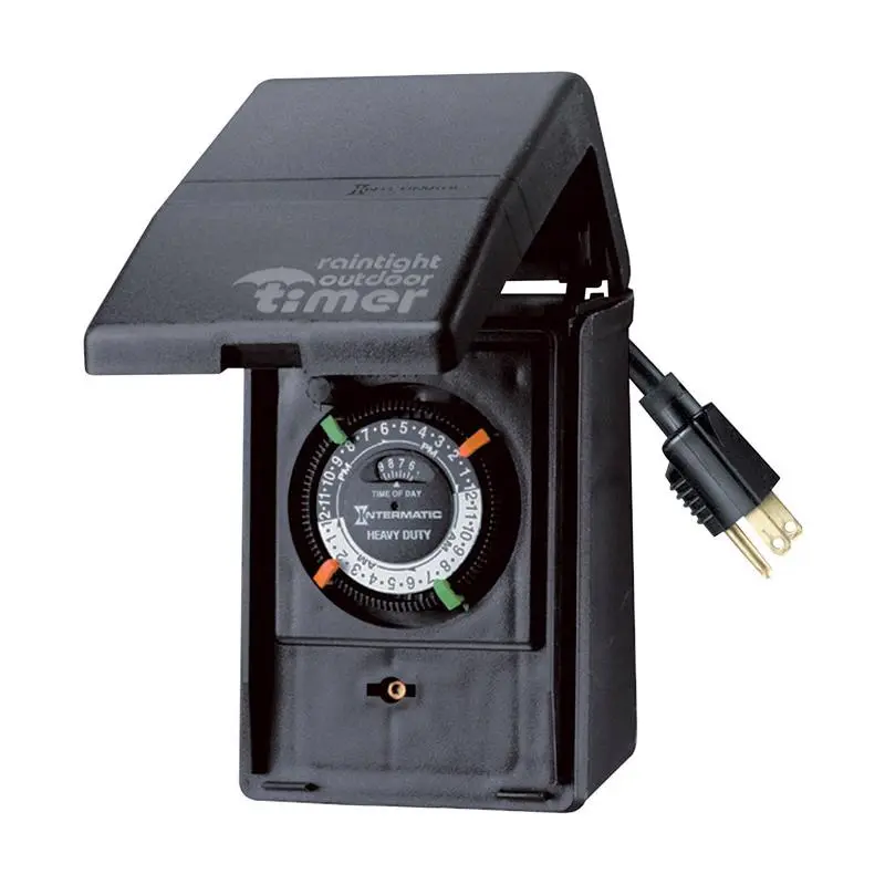 Intermatic Black 15A 1800W Outdoor Programmable Heavy-Duty Timer - Deal of The Week