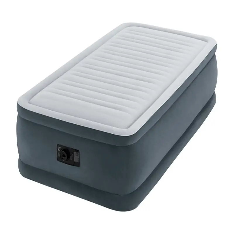 Intex Elevated Gray Twin Air Mattress 18 H x 39 W x 75 D in. with Pump - Deal of The Week