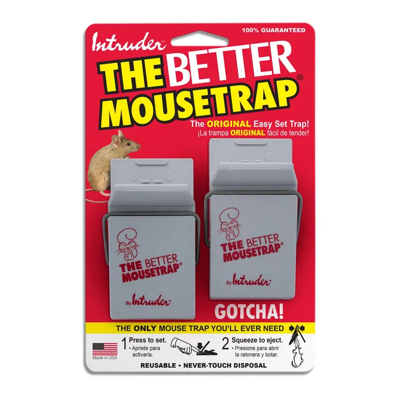 Intruder The Better Mousetrap Small Snap Trap For Mice 2 pk - Deal of The Week