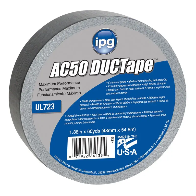 IPG 1.88 in. W X 60 yd L Silver Duct Tape - Deal of The Week