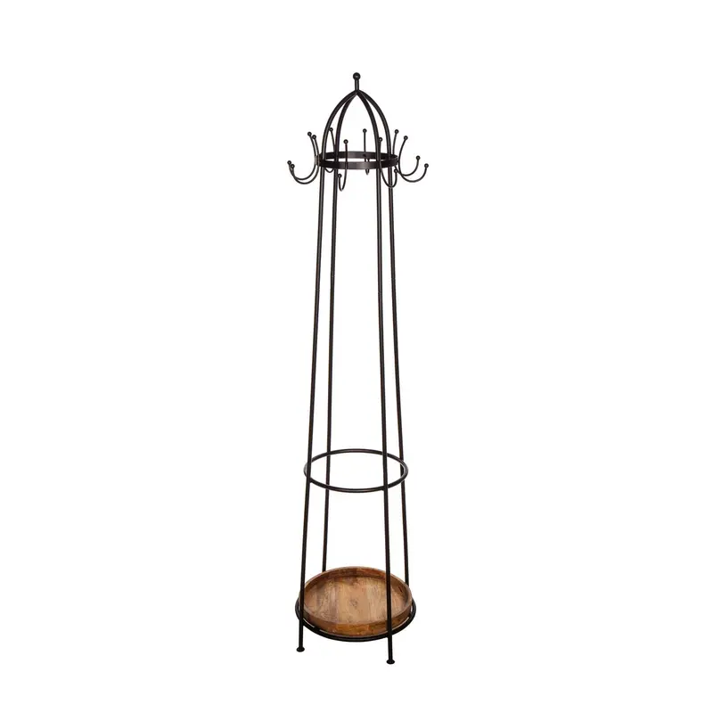 Iron Obelisk Coat Rack