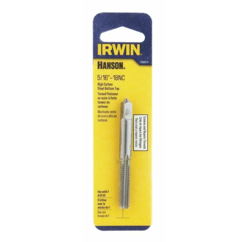 Irwin Hanson High Carbon Steel SAE Bottom Tap 5/16 in. 1 pc - Open Box