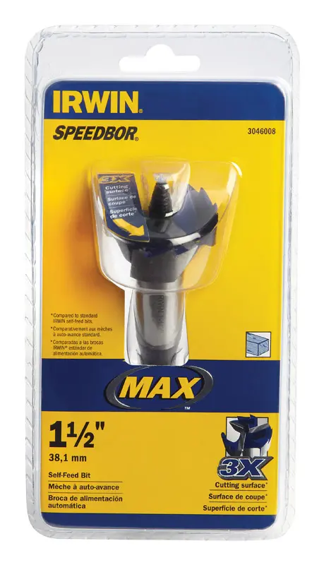 IRWIN Speedbor 1-1/2 in. Hardened Steel 5 in. L Hole Cutter - Deal of The Week