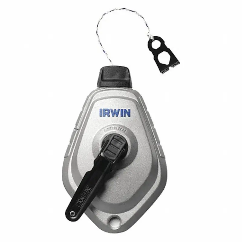 Irwin Strait-Line Gray Chalk Line Reel 100 ft. - Deal of The Week