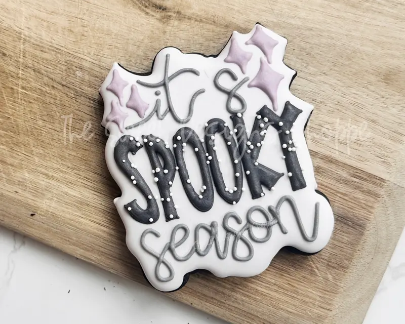 it's SPOOKY Season Plaque - Cookie Cutter