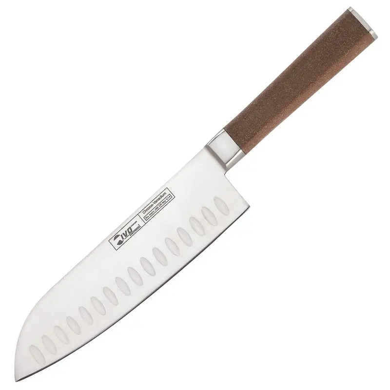 IVO Cutlery 7'' Santoku Knife Cork Handle