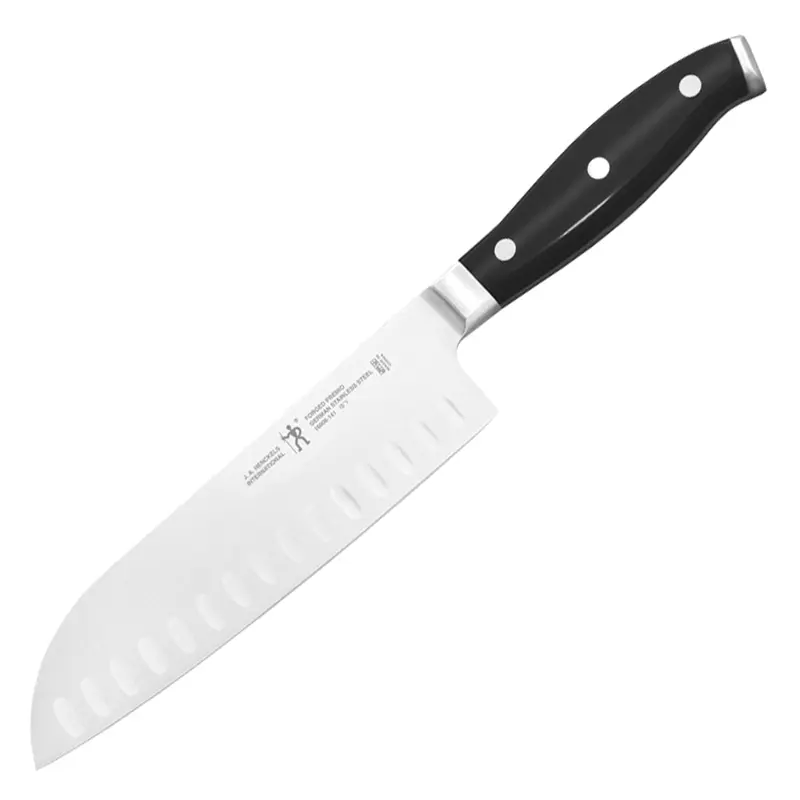 J.A. Henckels International Forged Premio 5'' Hollow Edge Santoku Knife