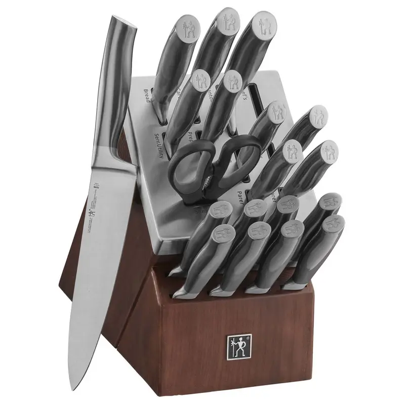 J.A. Henckels International Graphite 20-Piece Self-Sharpening Knife Block Set