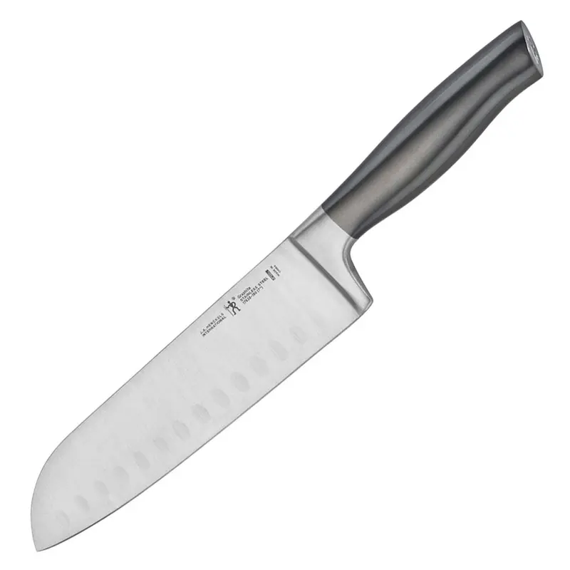 J.A. Henckels International Graphite 7" Hollow Edge Santoku Knife