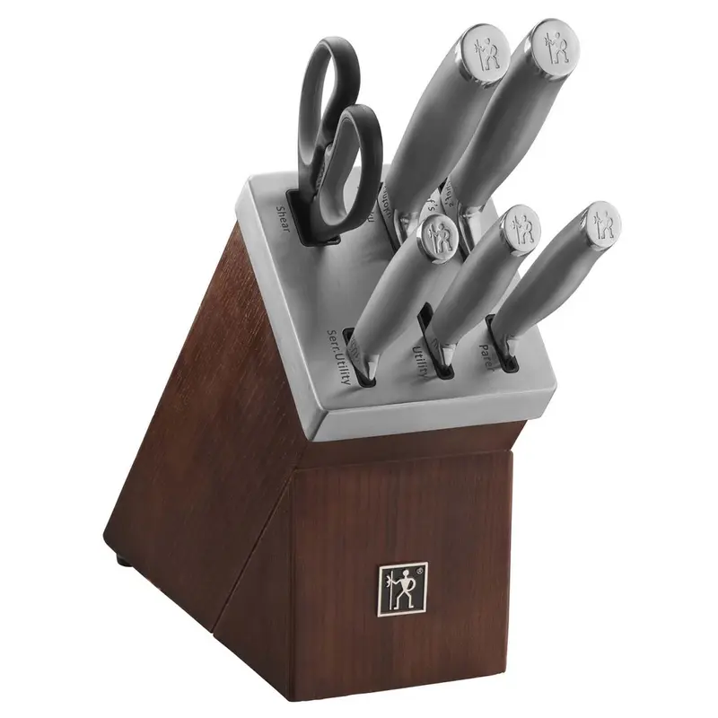 J.A. Henckels International Modernist 7-Piece Self-Sharpening Knife Block Set