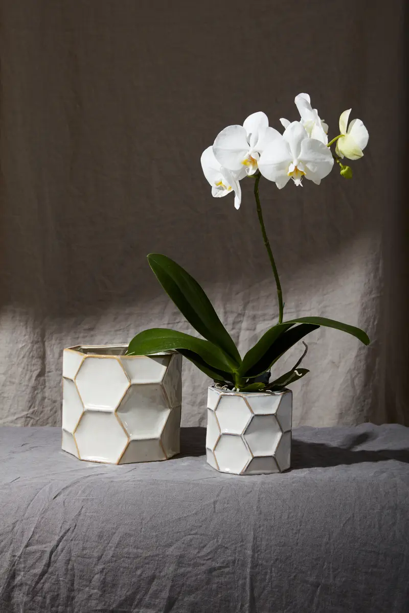 Jabi Pot Set of 4 By Accent Decor