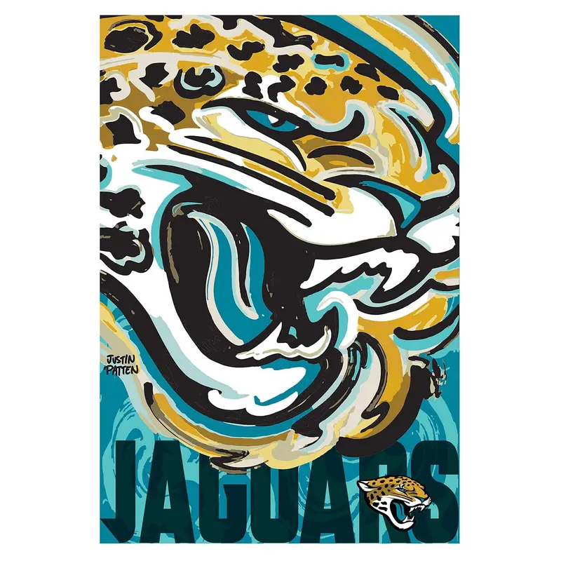 Jacksonville Jaguars, Suede GDN, Justin Patten Logo