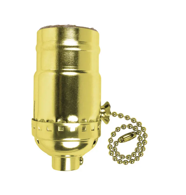 Jandorf Metal Medium Base Pull Chain Socket 1 pk - Open Box