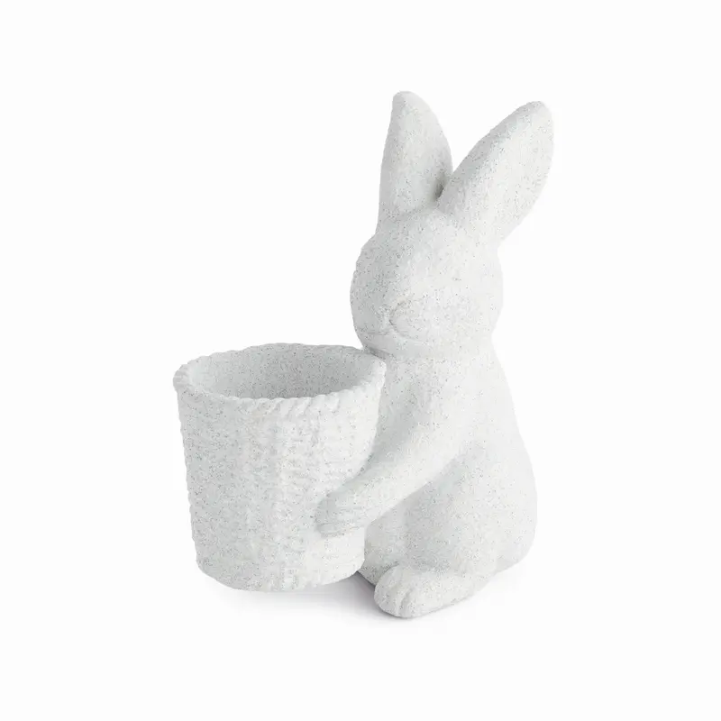 Janie Rabbit With Basket Pot