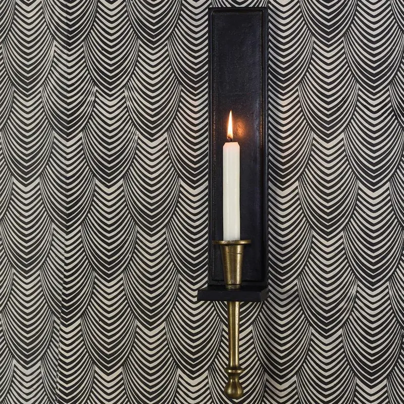 Jess Taper Sconce - Brass & Bronze - By HomArt