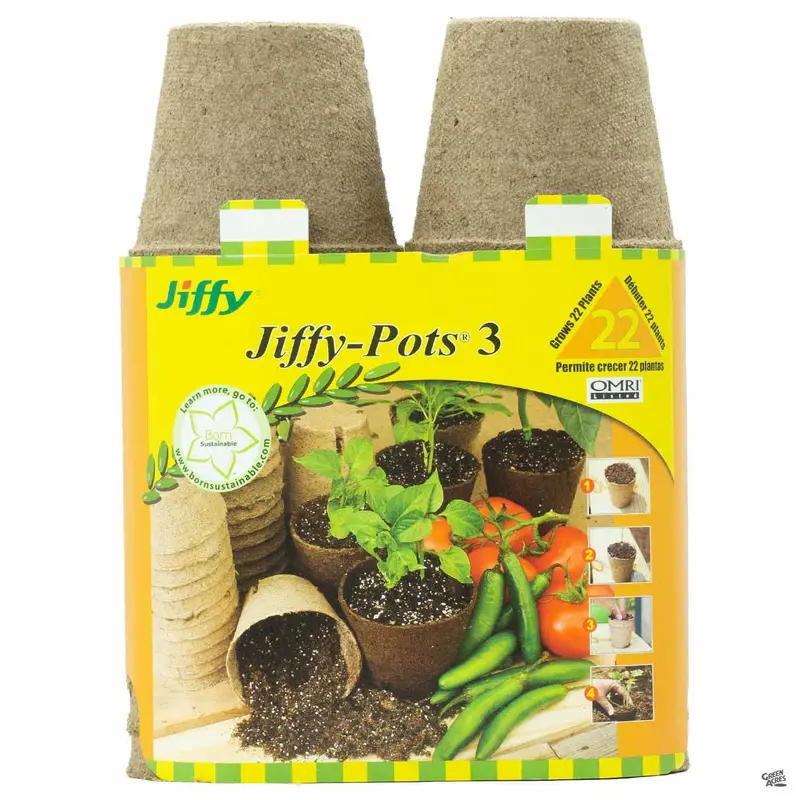 Jiffy® Round Peat Pot 3"