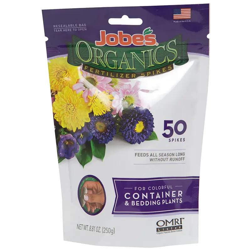 Jobe's Organics Organic Spikes Container & Bedding Plant Food 0.55 lb - Deal of The Week