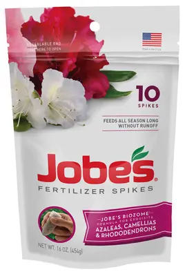 Jobe's Spikes Azaleas, Camelias & Rhododendrons Root Feeder 16 oz - Open Box