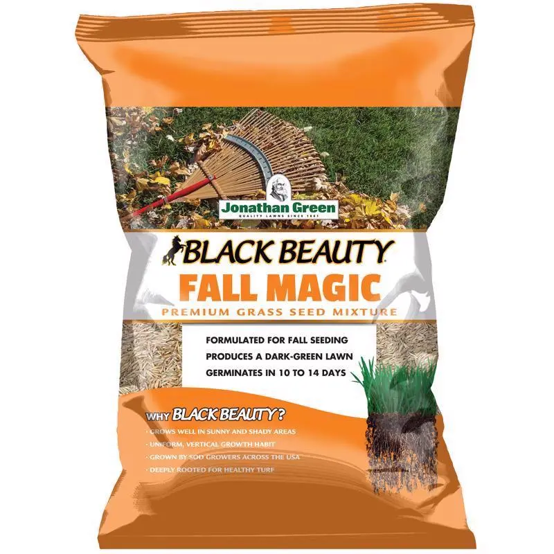 Jonathan Green Black Beauty Fall Magic All Grasses Sun or Shade Grass Seed 25 lb - Open Box