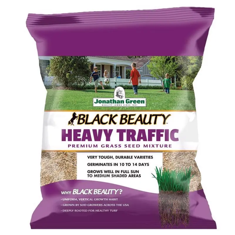 Jonathan Green Black Beauty Heavy Traffic Mixed Full Sun/Medium Shade Grass Seed 7 lb - Deal of The Week