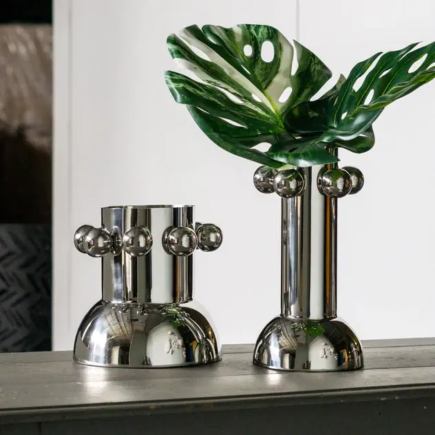 Juno 8.3"H Sculpture Vase By Gold Leaf Design Group