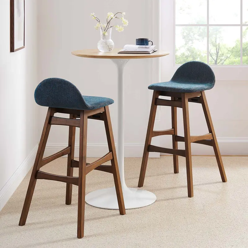 Juno Wood Bar Stool - Set of 2 By Modway - EEI-6553