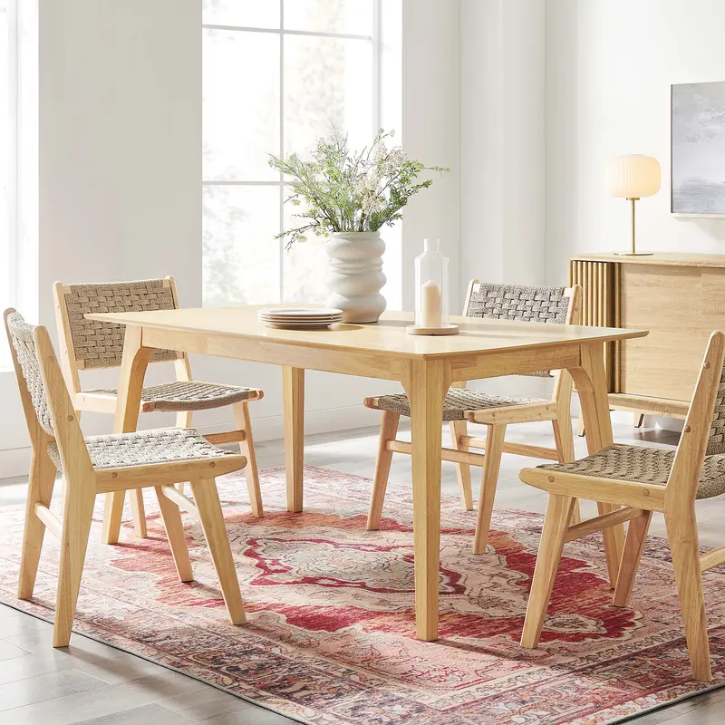 Juxtapose 63Ó Rectangle Dining Table by Modway