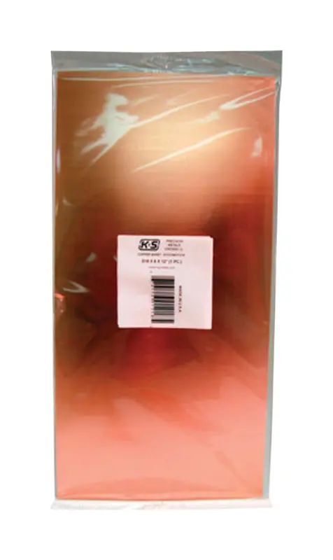 K&S 0.025 in. X 6 in. W X 12 in. L Copper Plain Sheet Metal - Deal of The Week