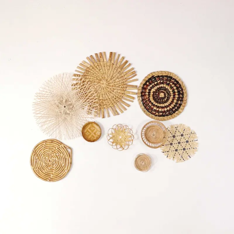 Kang Wan - Wall Hanging DeCor (Set Of 9) By Thaihome